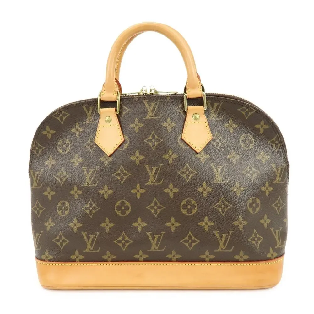 Louis Vuitton Monogram Alma PM Handbag Brown